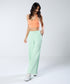 Green Pleated Pant (Short length)
